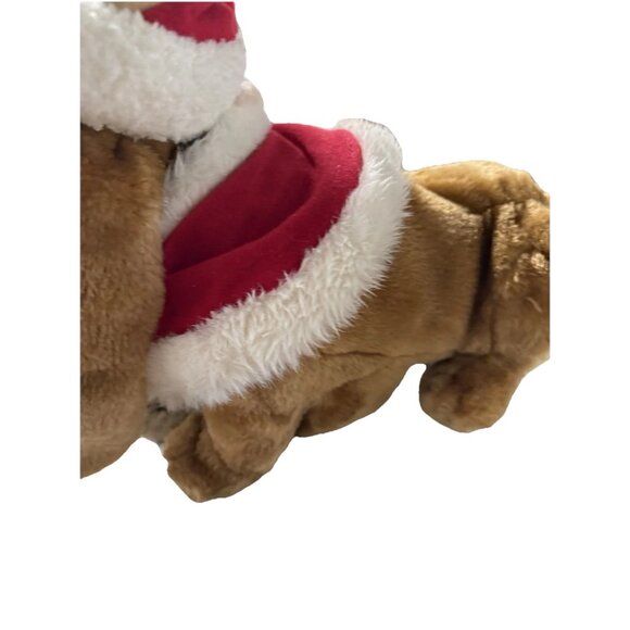 VTG Y2k Christmas Hound Dog Smart Ind. Group Sings "Jingle Bells" Toy Plush Read - Picture 5 of 15